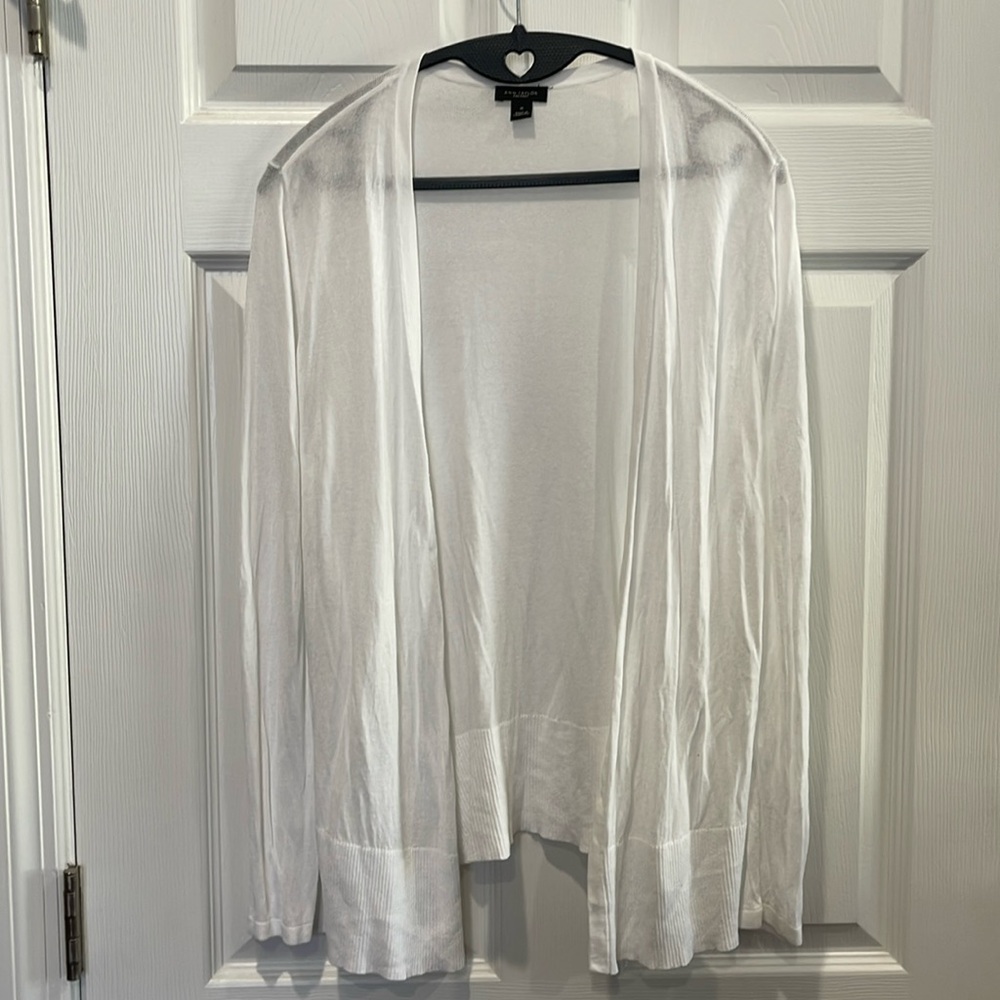 Ann Taylor Factory Open Cardigan